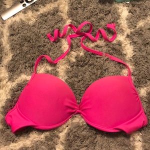 Pink strap bathing suit